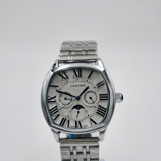 Silver Cartier Watches For Men