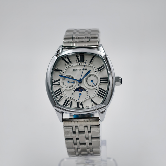Silver Cartier Watches For Men