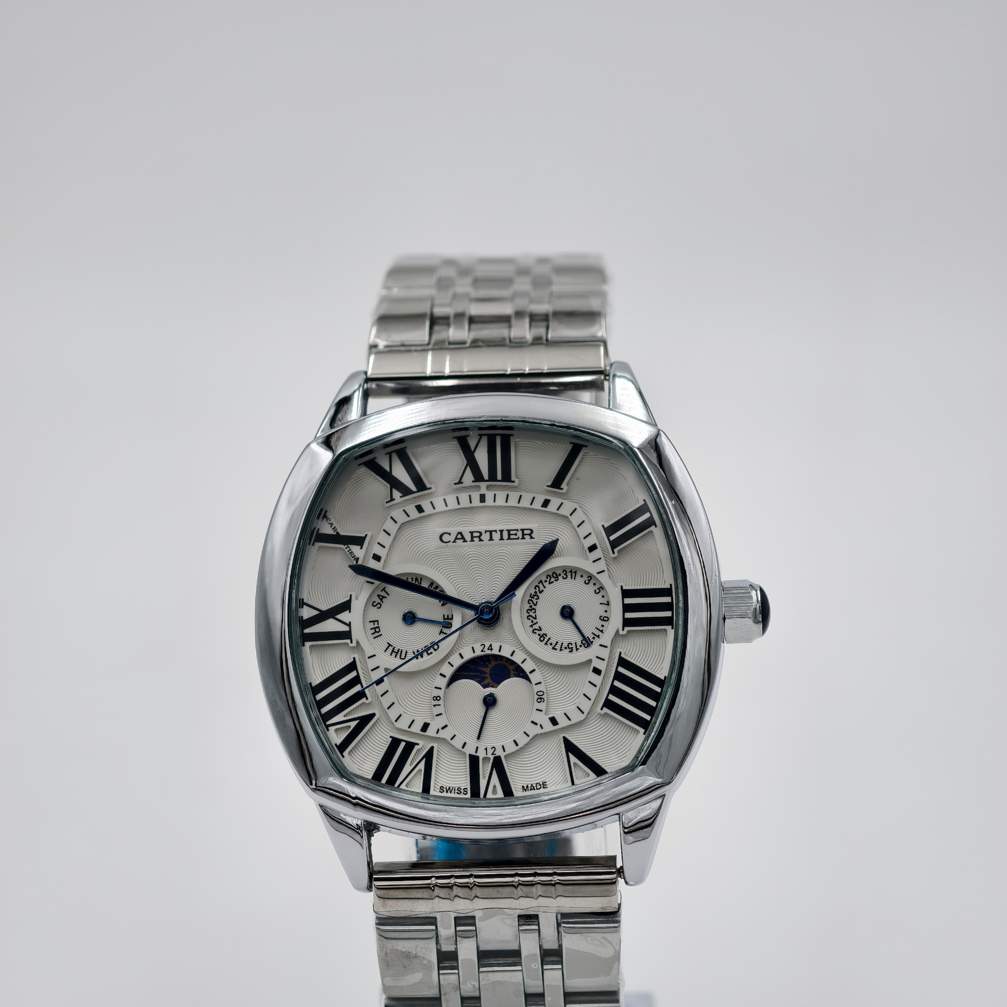 Silver Cartier Watches For Men