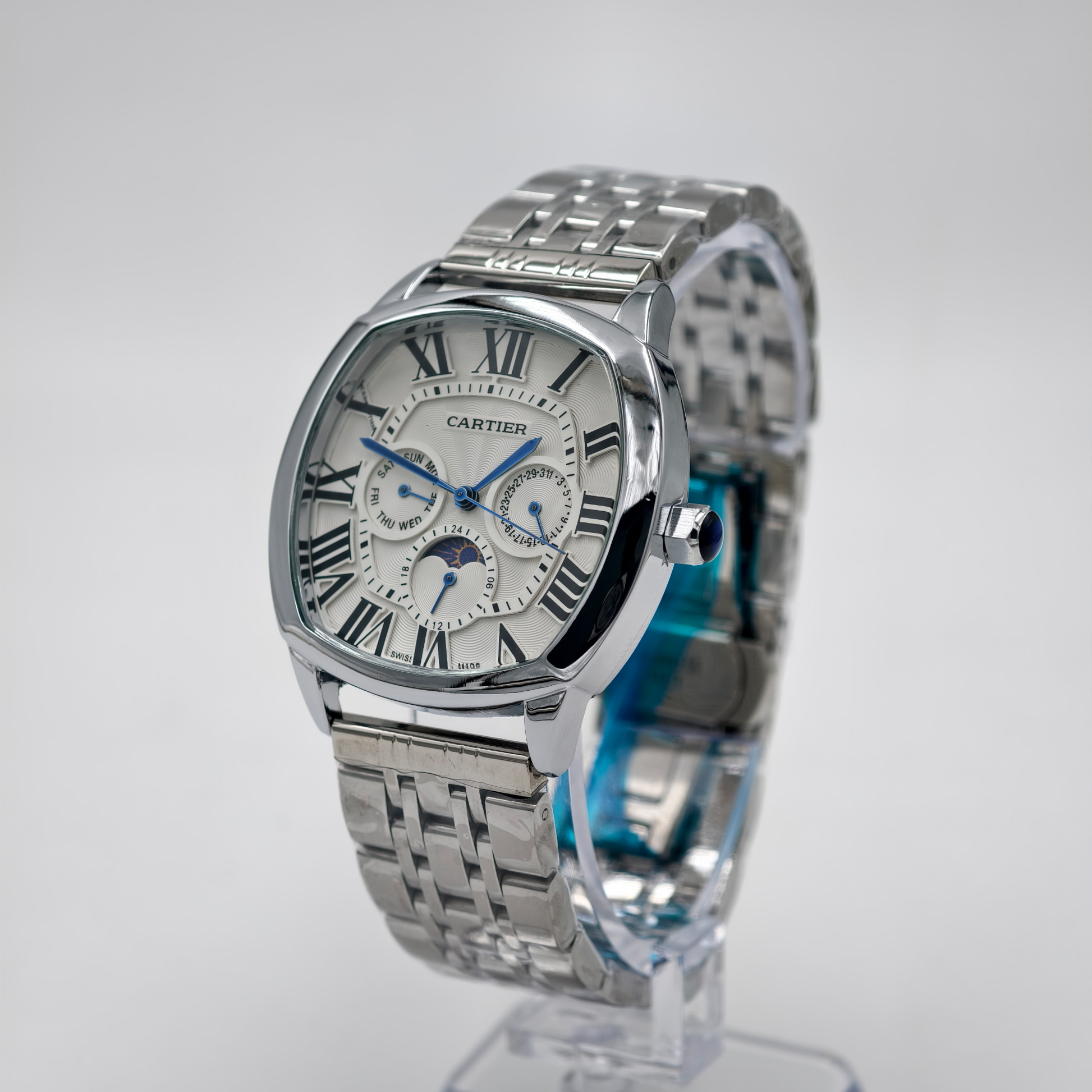 Silver Cartier Watches For Men
