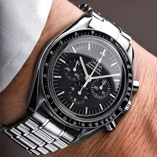 Omega Speedmaster Moonwatch Steel Mens Watch 310.30.42.50.01.002 Box Card, multicolor, Bracelet Type
