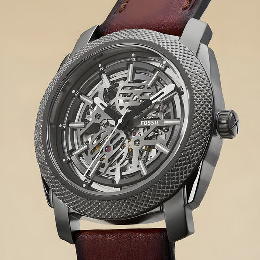 FOSSIL Bannon Brown Automatic Analog Watch - For Men ME3254