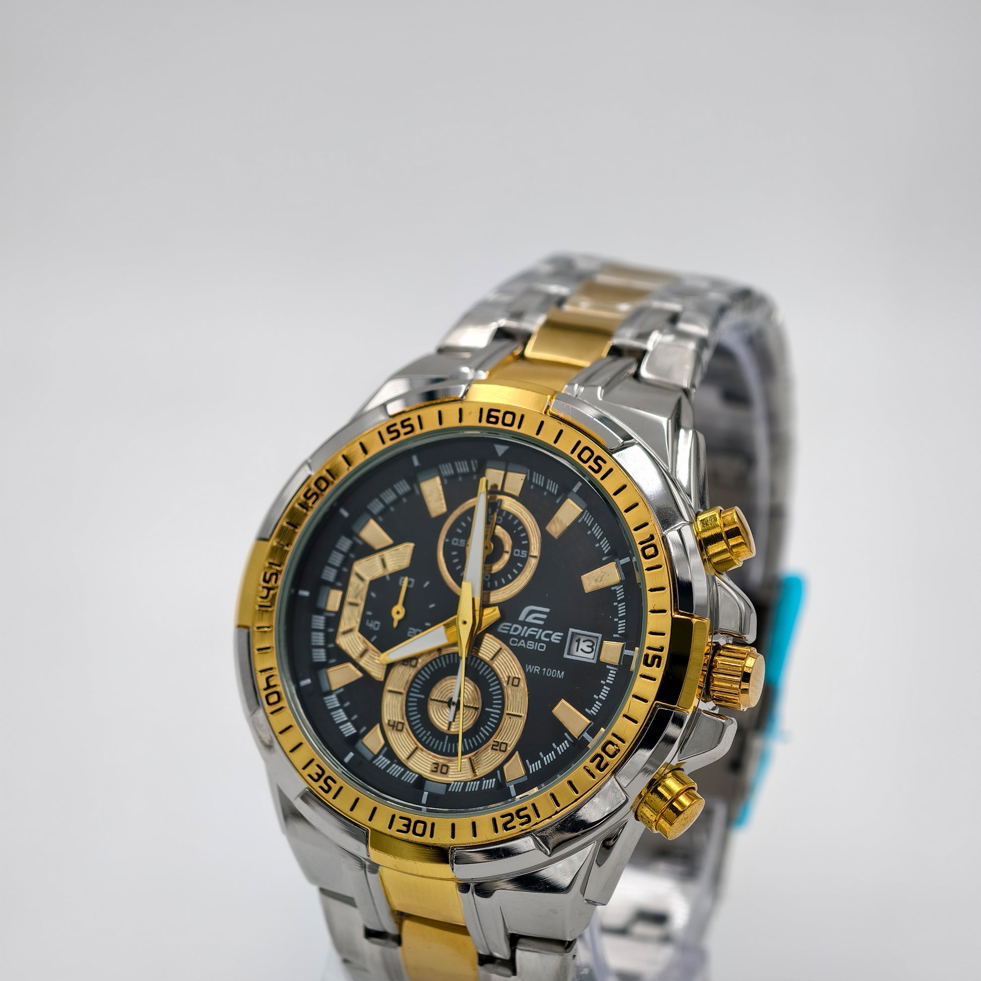 CASIO Men EDifice EFR-539SG-1AVUDF Analog Dial Dual Tone Stainless Steel Band EX188