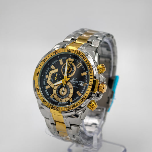 CASIO Men EDifice EFR-539SG-1AVUDF Analog Dial Dual Tone Stainless Steel Band EX188