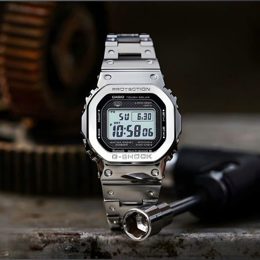 Casio G-Shock Men's GMW-B5000-1CR Black/Silver One Size