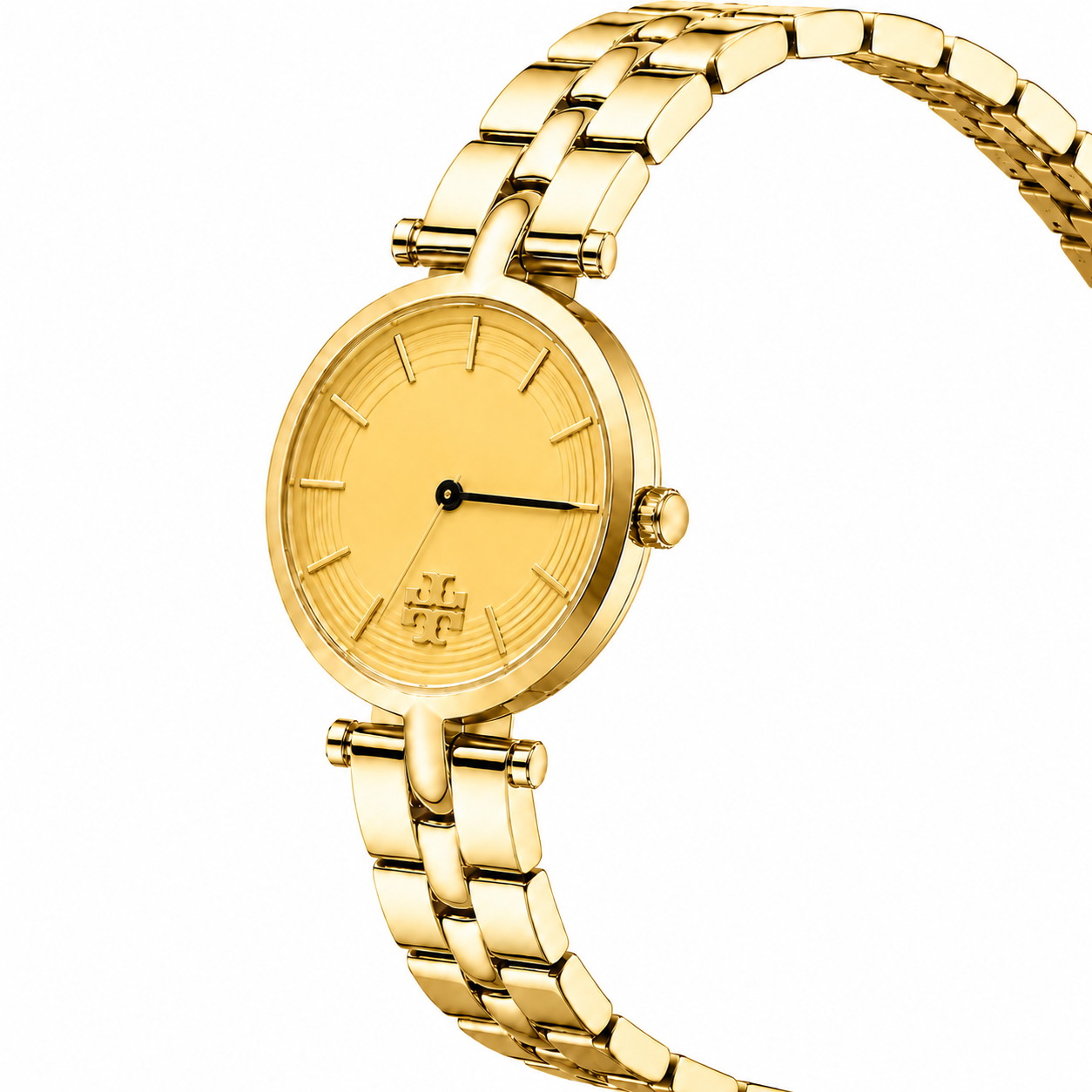 Classic Gold-Tone Analog Watch with Minimalist Dial