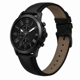 Grant Chronograph Black Leather