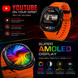Kalobee SK88 5G Smart Watch | 8GB RAM 128GB ROM | Dual SIM + WiFi | Android Smartwatch Phone | GPS | HD Round Display