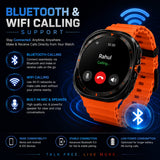 Kalobee SK88 5G Smart Watch | 8GB RAM 128GB ROM | Dual SIM + WiFi | Android Smartwatch Phone | GPS | HD Round Display