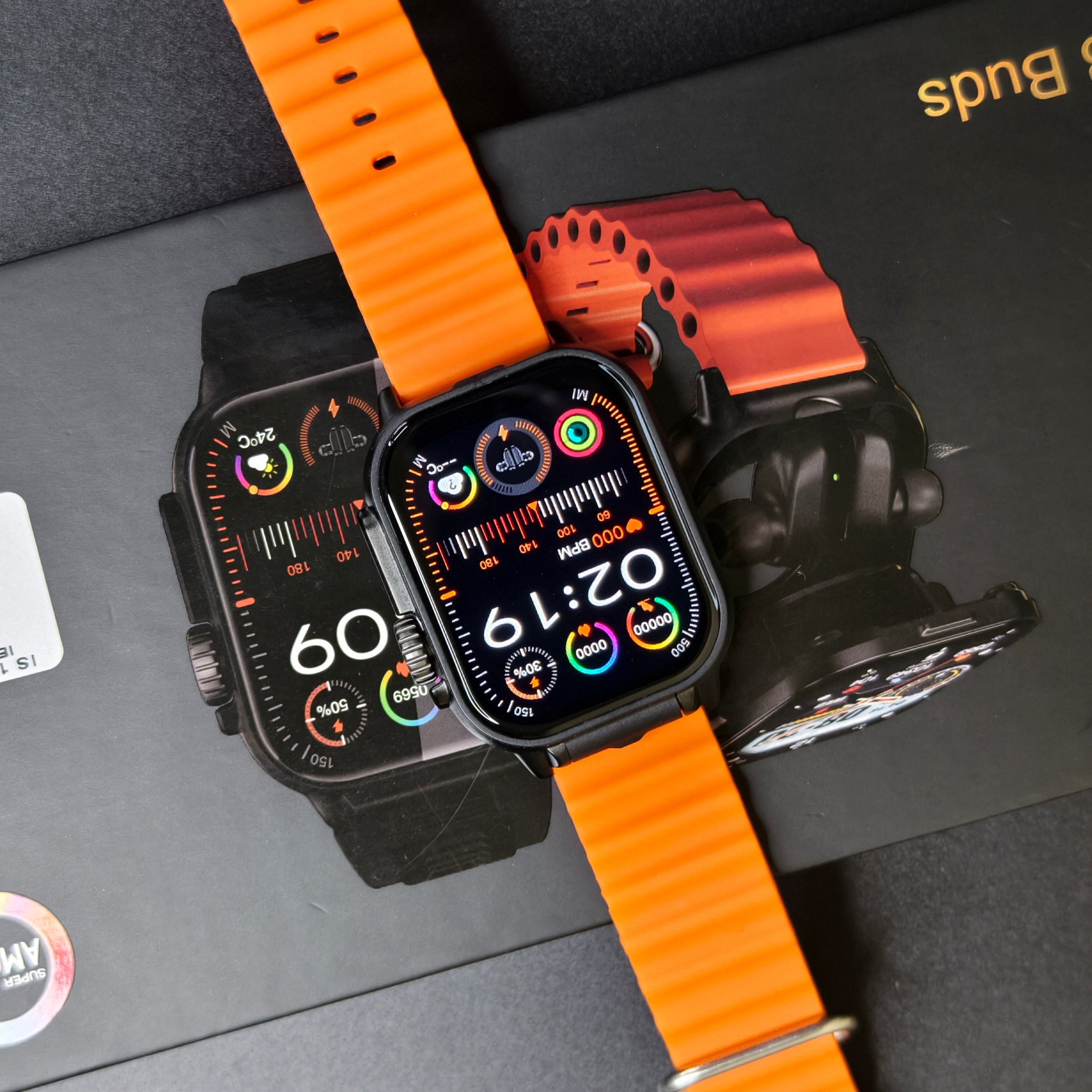 Kalobee GT8 Smartwatch with Built In Buds
