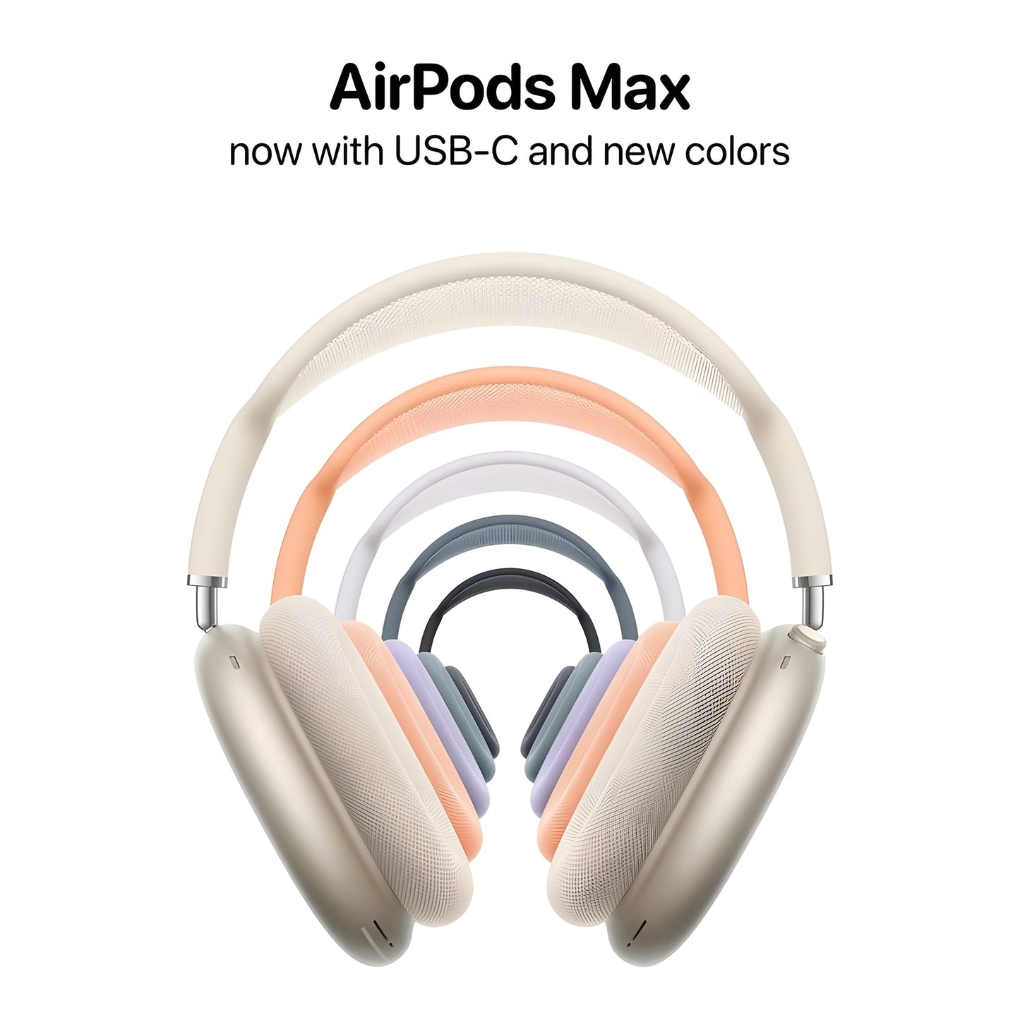Air Max Wireless Over-Ear Headphones, Active Noise Cancelling, Transparency Mode, Personalized Spatial Audio, Dolby Atmos, Bluetooth Headphones