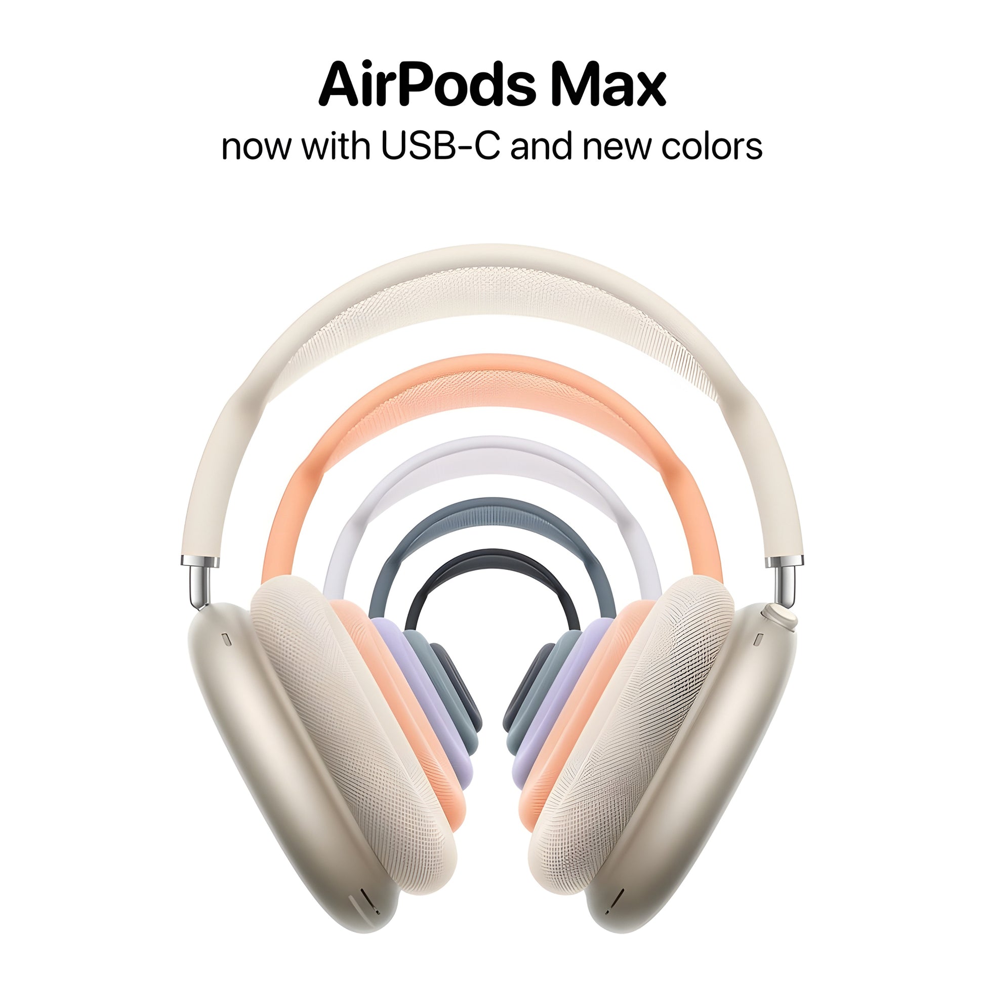 AirPods Max Wireless Over-Ear Headphones, Active Noise Cancelling, Transparency Mode, Personalized Spatial Audio, Dolby Atmos, Bluetooth Headphones
