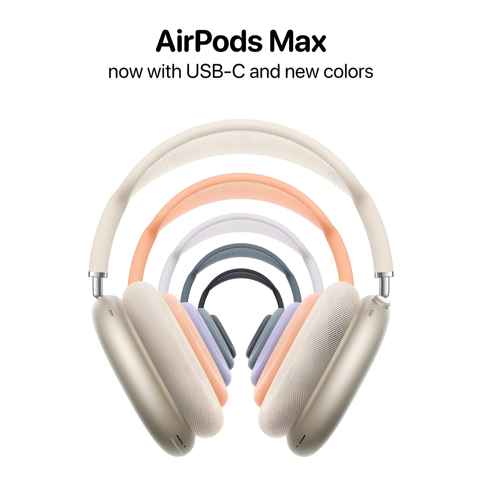 Air Max Wireless Over-Ear Headphones, Active Noise Cancelling, Transparency Mode, Personalized Spatial Audio, Dolby Atmos, Bluetooth Headphones