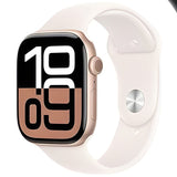 Watch Series 10 [GPS + Cellular 46 mm] Smartwatch with Natural Titanium Case with Stone Grey Sport Band- S/M. Fitness Tracker, ECG App, Always-On Retina Display, Water Resistant Visit the Apple Store