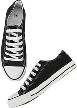 Classic Canvas Lace-Up Casual Sneakers for Men & Women