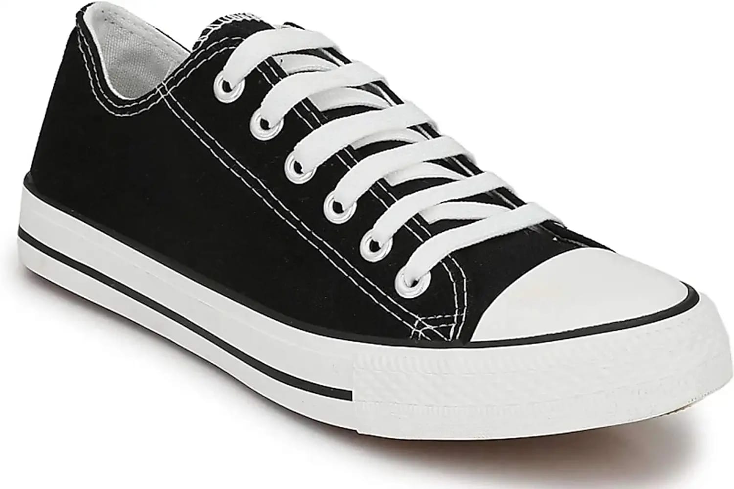 Classic Canvas Lace-Up Casual Sneakers for Men & Women