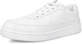 Premium White Casual Sneakers for Men & Women | Lightweight Lace-Up Shoes