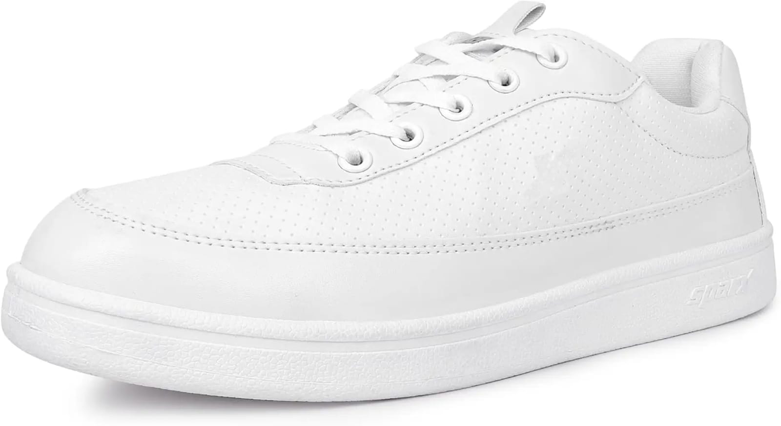 Premium White Casual Sneakers for Men & Women | Lightweight Lace-Up Shoes