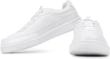 Premium White Casual Sneakers for Men & Women | Lightweight Lace-Up Shoes