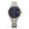 Tizzot Two-Tone Stainless Steel Chronograph with Deep Blue Dial