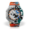 Premium Analog-Digital Sports Watch with Camouflage Resin Strap | Rugged Men's Outdoor Wrist Watch