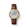 Carter Premium Brown Leather Chronograph Analog Watch with Gold-Tone Case & Date Display | Luxury Men's Wrist Watch
