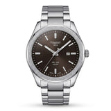 Premium Stainless Steel Solar Powered Analog Watch with Date Display | Classic Men's Wrist Watch