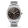 Tizzot Premium Stainless Steel Solar Powered Analog Watch with Date Display | Classic Men's Wrist Watch