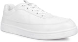 Premium White Casual Sneakers for Men & Women | Lightweight Lace-Up Shoes