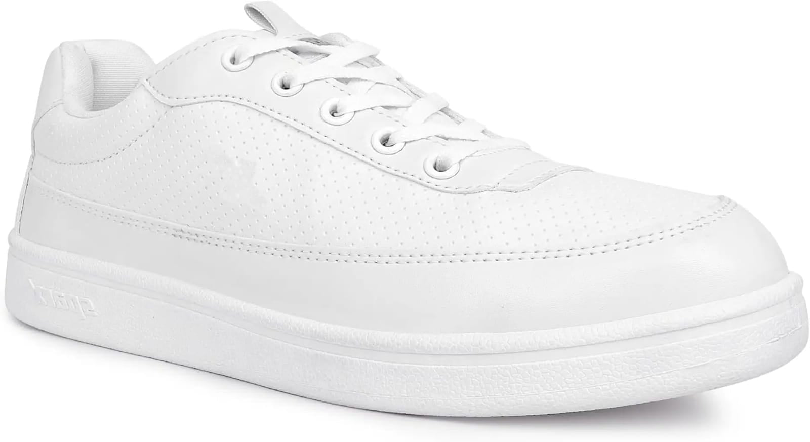 Premium White Casual Sneakers for Men & Women | Lightweight Lace-Up Shoes