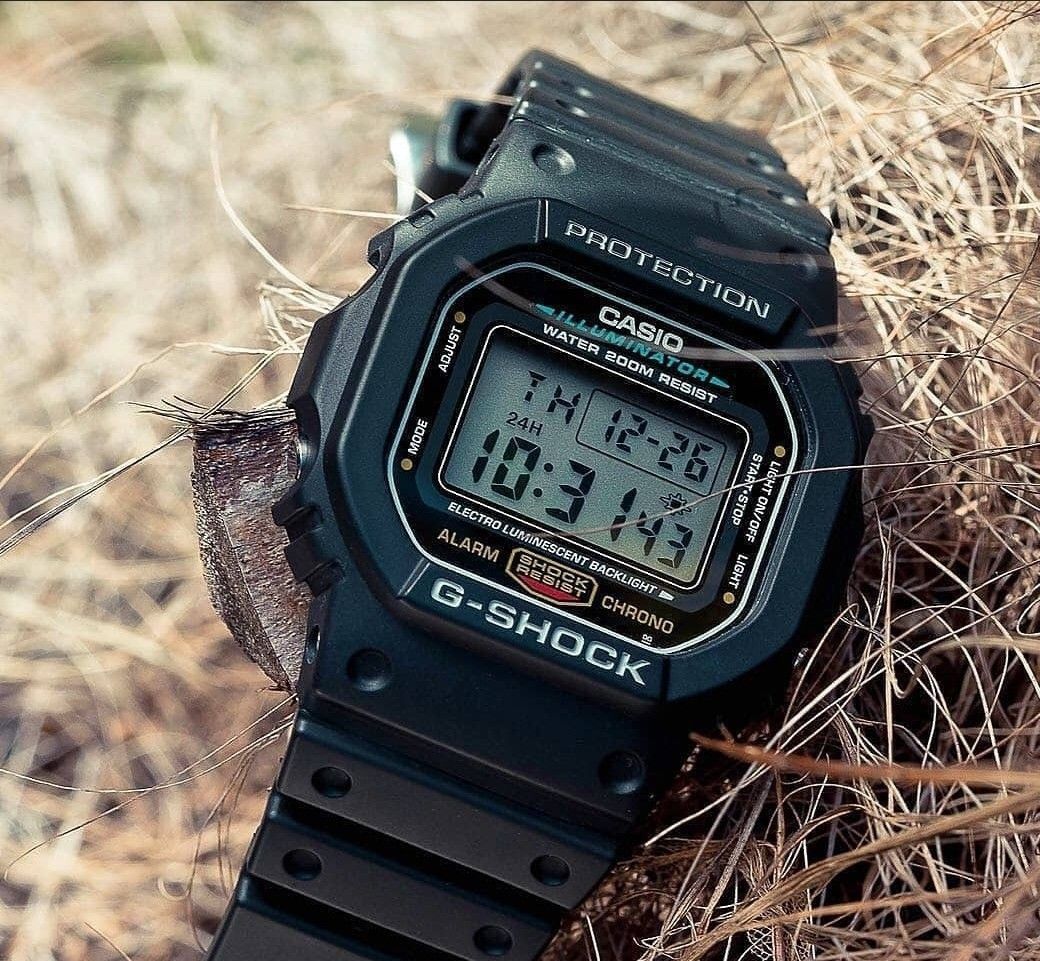 G-STYLE Metal Tough Digital Watch with Stopwatch & Dual Time Display