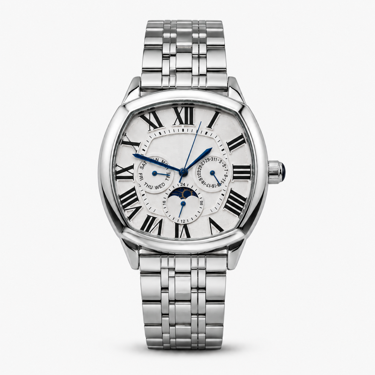 Silver  Watches For Men