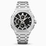 Ellite Chronograph Watch with Integrated Steel Strap