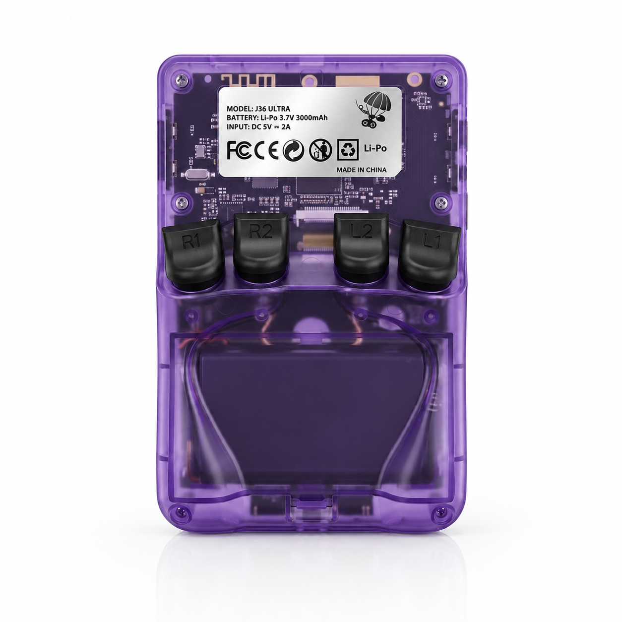 J36 Ultra All-in-One Handheld Gaming Console | 20,000+ Games Built-In | WiFi & YouTube Streaming | Portable Pocket Game Player