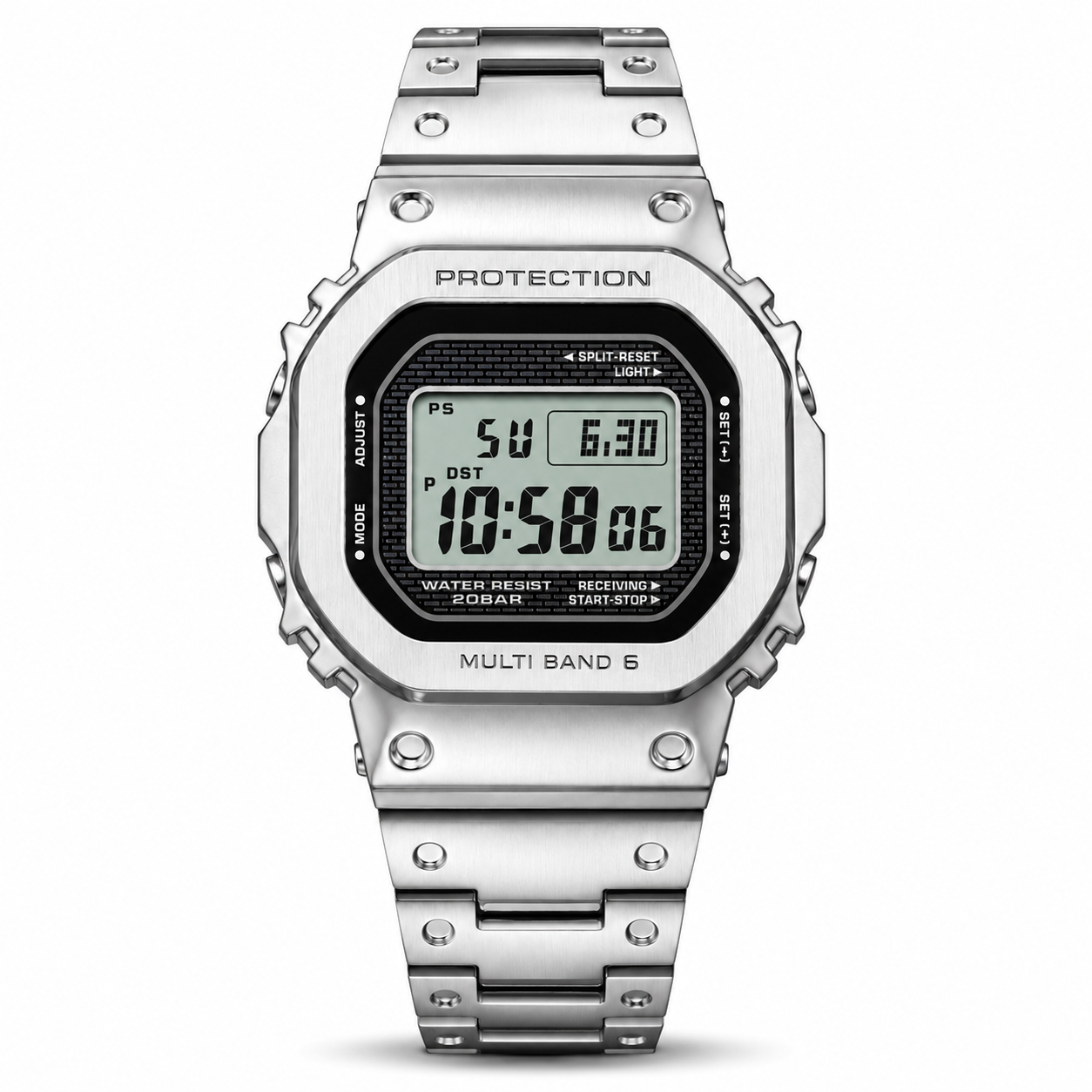 Men's GMW-B5000-1CR Black/Silver One Size
