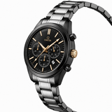 Premium Chronograph Analog Watch with Stainless Steel Strap & Date Display | Luxury Men's Wrist Watch