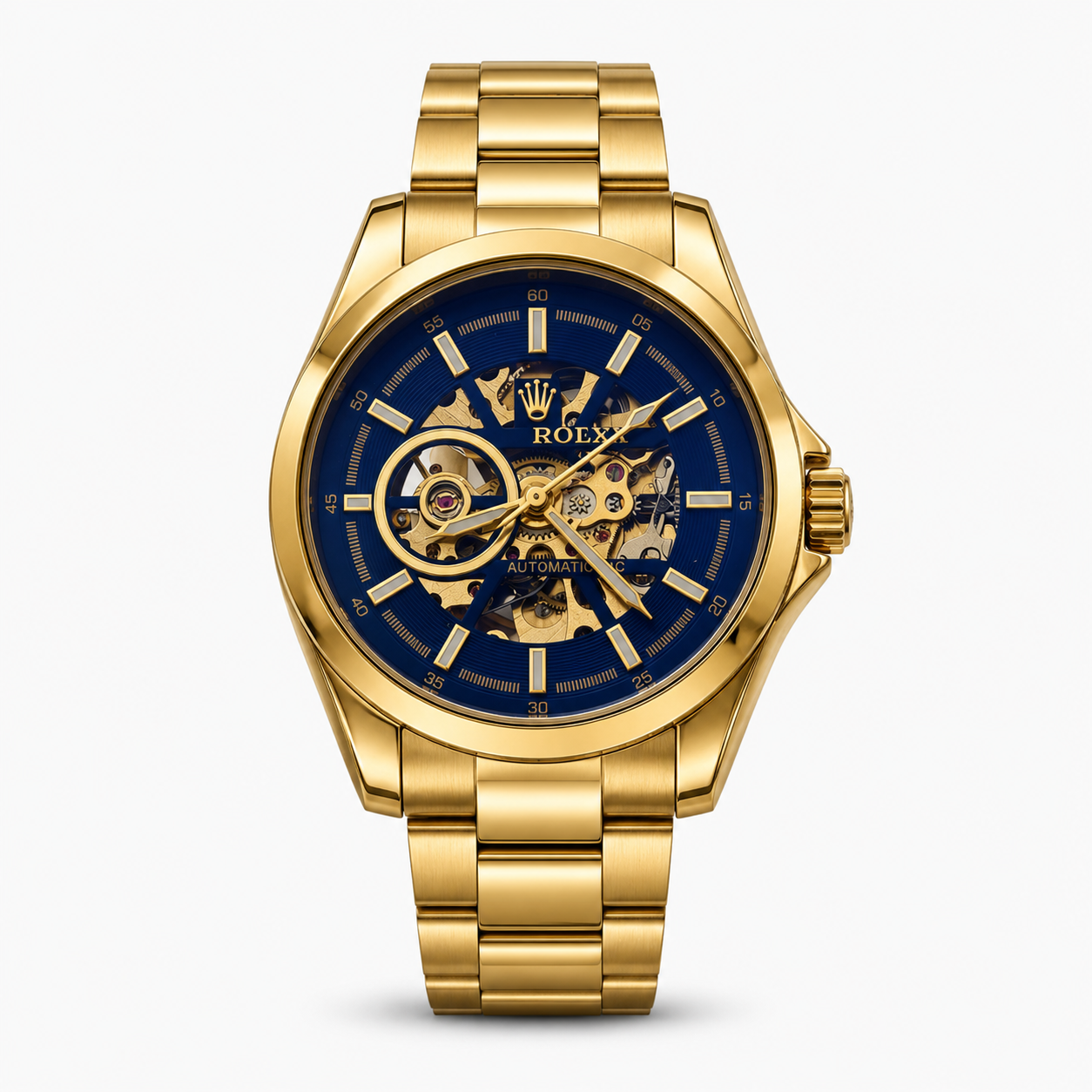 Gold Tone Automatic Watch