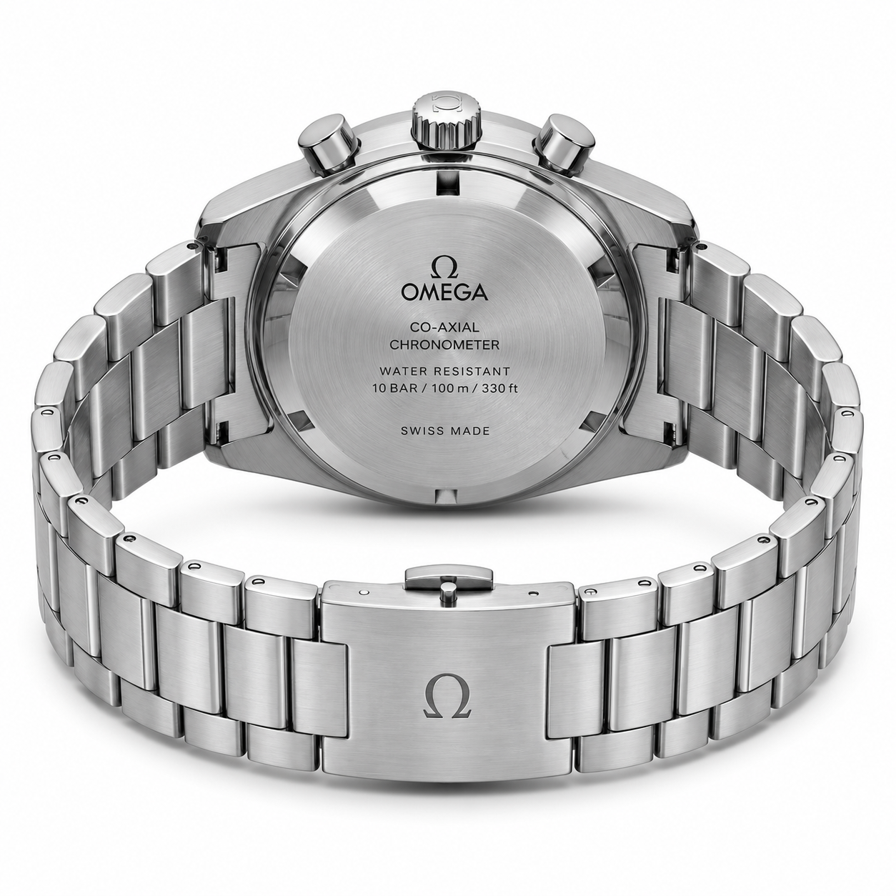 Premium Green Dial Chronograph Analog Watch with Stainless Steel Strap & Date Display | Luxury Men's Wrist Watch