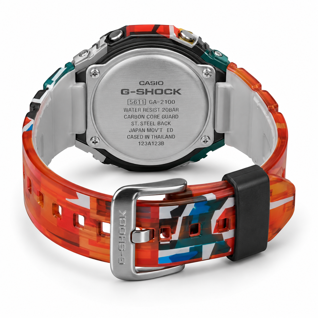 Premium Analog-Digital Sports Watch with Camouflage Resin Strap | Rugged Men's Outdoor Wrist Watch